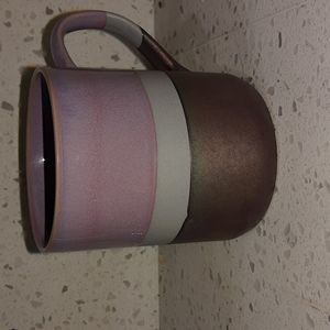 La Rochelle Stoneware Mauve, Gray, Metallic Glaze Mug